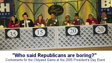 SRTC Presidents' Day Oldywed Game